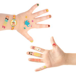 Tatouages temporaires lavables et sécuritaires pour enfants Mideer MD4041 - Autocollant Voyage Fantastique - Product Image 2
