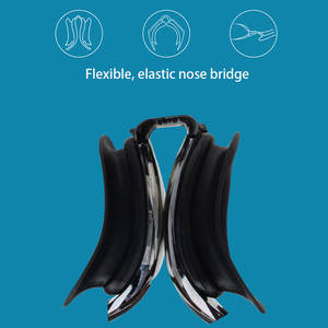 Lunettes de natation personnalisées pour femmes avec bouchons d'oreilles intégrés Lunettes de natation antibuée à vision large - Product Image 3