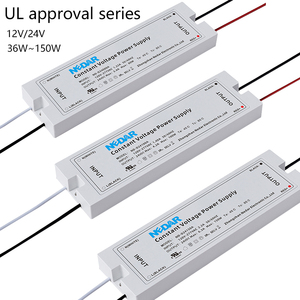 Groothandel NEDAR/OEM 3 jaar garantie 110V AC <span class=keywords><strong>DC</strong></span> 24V 80W 100W 150W 50/60Hz Slank ontwerp Plastic behuizing Constante spanning LED-driver - Product Image 5