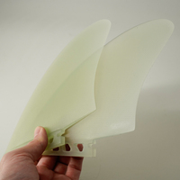 Vente flash : Ailerons de surf CNC usinés, ailerons jumeaux de haute qualité, ailerons de surf CNC personnalisés