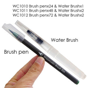 Foska, fácil <span class=keywords><strong>de</strong></span> limpiar, diseño ergonómico <span class=keywords><strong>de</strong></span> agarre, múltiples colores, bolígrafos flexibles no tóxicos para pintura acrílica y gouache - Product Image 2