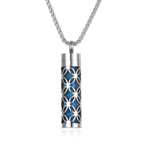 Aromathérapie Diffuseur En Acier Inoxydable Médaillon Arôme Pendentif Amour Patter Ajouré Sculpté Huile Essentielle Diffuseur Collier 2025