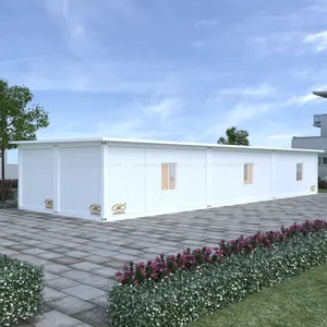 mansion villa prefab house 20-50 sqm multi room portable folding expandable cargo container houses