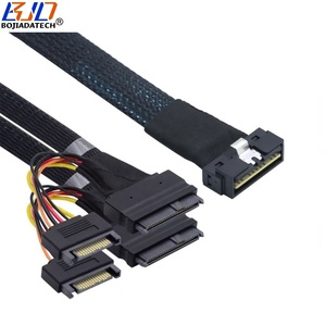 LP Low Profile 8i Directo a 2*1. 1 U.2 Con SATA 15PIN Conector de alimentación Cable DE DATOS 0,5 M 1M para <span class=keywords><strong>U2</strong></span> NVME SSD - Product Image 3