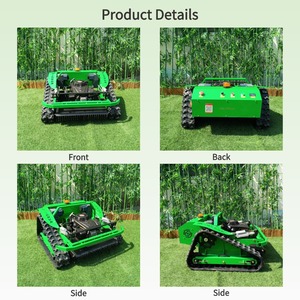Tondeuse à gazon VTLM600, coupe de 600 mm, pente de 45 degrés, chenilles, servomoteur, engrenage à vis sans fin, autobloquant, télécommande 200 m pour terrains montagneux et zones forestières - Product Image 2