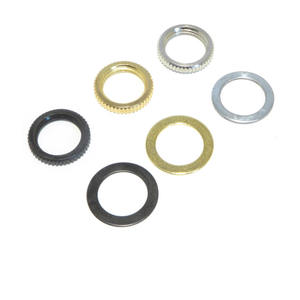 <span class=keywords><strong>ชุด</strong></span>สวิตช์แบบกดปรับได้พร้อมแหวนรองและน็อต - ตัวเลือกสีโครเมียม ดำ ทอง พร้อมเครื่องมือเขียนบนน็อตกีตาร์ - Product Image 2