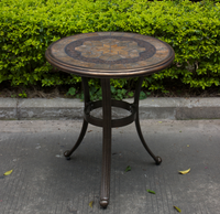 Tables d'extérieur en métal pour jardin, balcon, Patio