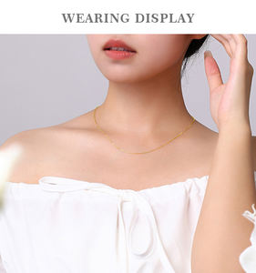 سلسلة قلادة من الفضة الإسترلينية عيار 925، سلسلة فضية نقية - Product Image 5