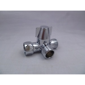 Copper T Type <b>Shower</b> Manifold 3 Way Splitter Wall Mount Minimalist Design Durable - Product Image 1