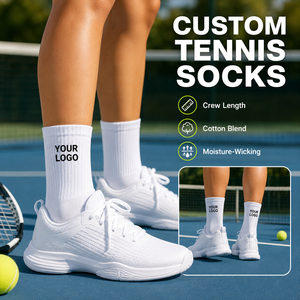 Calcetines Deportivos para Hombre, Fabricante OEM, Calcetines Atléticos de Algodón con Logotipo Personalizado para <span class=keywords><strong>Tenis</strong></span> - Product Image 1