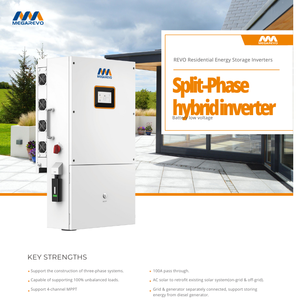 Inversor Híbrido Solar Trifásico y Monofásico UL1741SA&SB Megarevo, Batería de 48 VCC, 99.9% de Eficiencia, 5-12 kW, 120 V-240 V, IP65 - Product Image 2