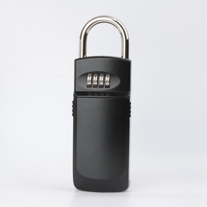 portable 4 digit combination key safe lock box