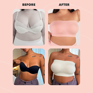 Reggiseno <span class=keywords><strong>Senza</strong></span> Spalline e <span class=keywords><strong>Senza</strong></span> <span class=keywords><strong>Ferretto</strong></span> per Donna, Taglie Grandi, Comodo e Traspirante, Vendita all'Ingrosso - Product Image 5