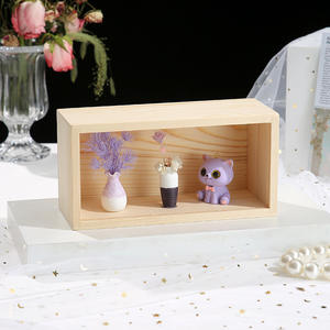 Cadre <span class=keywords><strong>photo</strong></span> rectangulaire tridimensionnel en fleurs éternelles, décoration de poupée de dessin animé, fleurs fraîches en gros, cadeau de vacances - Product Image 6