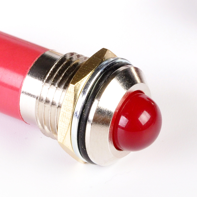 Road Elevator Electrical Red Light Indicator Led Tower Indicator Lights for Bike 8mm Ip67 Waterproof