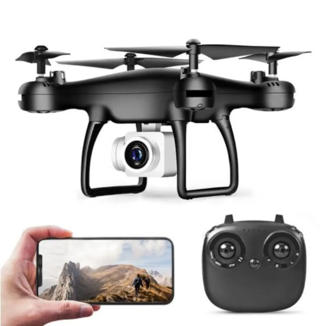 Takenoken Quadcopter Drones with 1080P HD Camera 4K Professional 2.4GHz Anti-Shake Aerial Helicopter RC Aircraft Toy Drones 8S