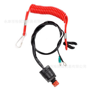 Cuerda de seguridad roja para interruptor de parada de emergencia de motor fueraborda Zhen Nirui, para reparación y reemplazo de motores de gasolina de embarcaciones. - Product Image 3
