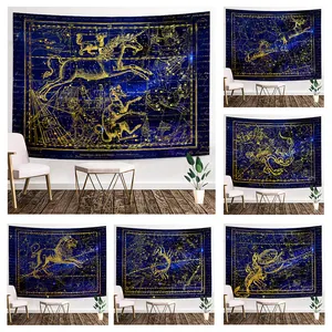 Customized 200*150センチメートルTapestry Psychedelic Constellation Tapestry