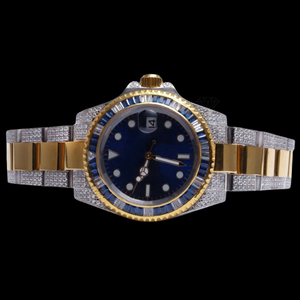 High Quality Moissanite Diamond Quartz <b>Watch</b> Men Business Style <b>Waterproof</b> Wrist <b>Watch</b> Available For Sale - Product Image 2