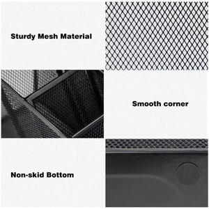 Metal Mesh Pen Holders Desktop Organization <b>Large</b> Stationary Pencil Holder for <b>Desk</b> Art Supply Storage Organizers - Product Image 4