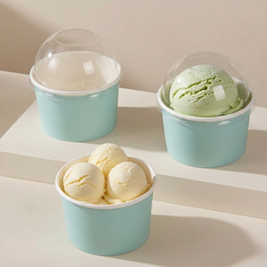 Tazones de Papel Biodegradable Impresos Personalizados para Postres y Helados - Product Image 2