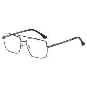 2025 kim loại đôi cầu quang khung cho nam giới kinh doanh cổ điển phong cách kính Khung thời trang Kính mắt <span class=keywords><strong>Frames</strong></span> - Product Image 5