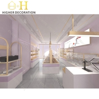 Boutique Boulangerie Design d'intérieur Pâtisseries Vitrine Présentoir à pain Zone de dégustation Vitrine de table Vitrine de boulangerie