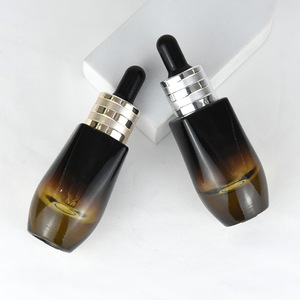 Venta al por mayor 20ml de vidrio cosmético cutícula aceite cuentagotas botellas de fondo grueso vacío cuidado de la piel botella de suero con cuentagotas para esencia - Product Image 3