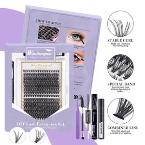 Pestañas Postizas Personalizables al por Mayor, Marca Privada, Pestañas de Visón Sintético Naturales y Suaves, Libres de Crueldad, Kit de Extensión Precortado - Product Image 3