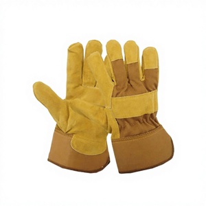 Alpine Industries Pakistan Factory Wholesale High Quality Leather <b>Driver</b> <b>Gloves</b> OEM Safety Workers - Product Image 1