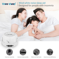 Machine électronique grand public à bruit blanc avec ventilateur réel à l'intérieur de la nature Ventilateur sonore pour le sommeil Instrument de sommeil à bruit blanc