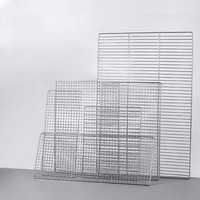 Grill rôtissoire personnalisé pour Barbecue, 1 pièce, grille de cuisson antiadhésive, en acier inoxydable