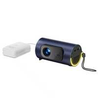 Nouveau Mini Projecteur 350 ANSI Q8 Pro Portable Intelligent avec WiFi, Prise en Charge 8K Sans Fil, Android 14, Batterie Externe pour Maison et Extérieur