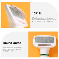 Sèche-cheveux pour animaux de compagnie Slicker Brush Toilettage pour chat et chien Professionnel Home Grooming Furry Drying Portable Dog Blower