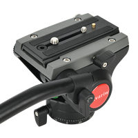 YITAI DA-50P 3- Fluid Drag Head 360 Panoramic Shooting Three-Dimensional Tripod Head Gimbal Stabilizer untuk Kamera DSLR