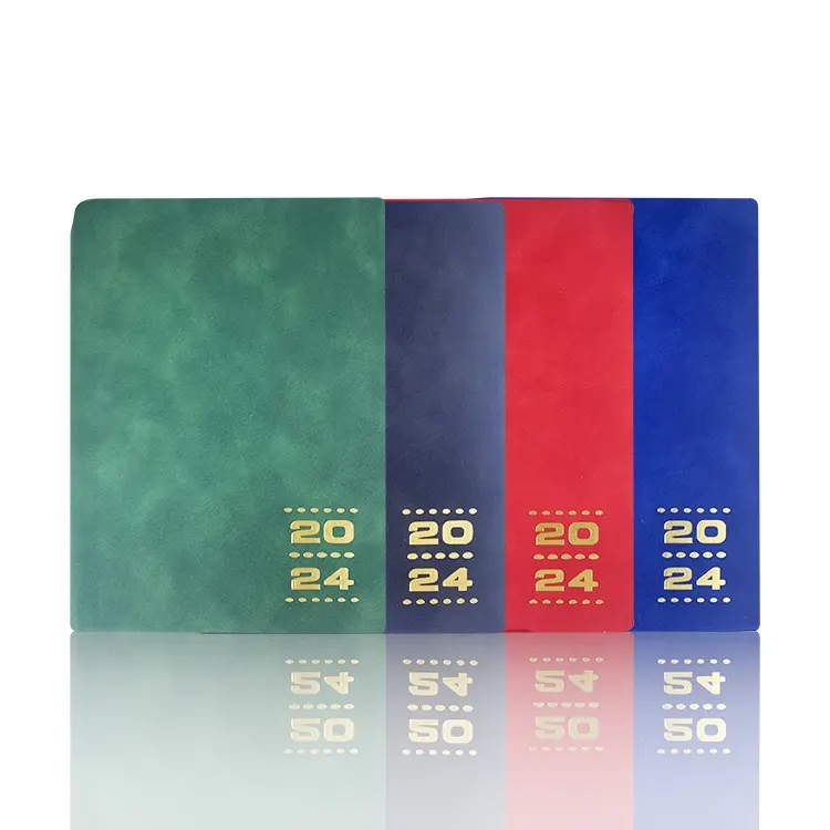 دفتر يوميات عتيق من الجلد الصناعي a5 دفتر تنفيذي إسبانيش ناعم شعار مخصص أو طباعة مخصصة