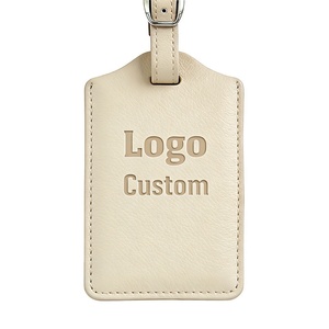 Premium Custom Luggage Tag for Travel High Quality PU Leather Suitcase Tags for Trip Wedding Promonitons - Product Image 3