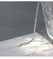 Bracelet en argent sterling 925, design religieux forestier, simple et tendance, pour femme