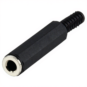 Conector Mono Hembra de 6.35mm, Negro, para Equipos de Audio - Product Image 2