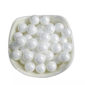 Piezas de cuentas de cerámica industriales ZrO2 de cerámica blanca Bolas de cerámica de zirconia de 2,5mm EUR y EE. UU. - Product Image 1