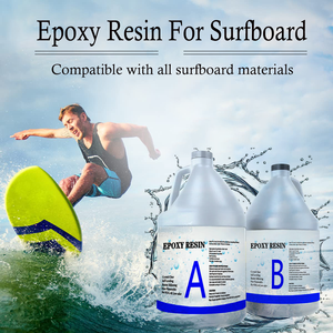 서핑 보드에 대한 도매 2:1 두 구성 요소 하드 타입 크리스탈 클리어 에폭시 수지 - Product Image 2