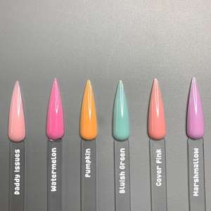 Juego de polvo acrílico de 6 colores populares calientes 3 en 1 polvo de <span class=keywords><strong>uñas</strong></span> de polímero acrílico profesional <span class=keywords><strong>con</strong></span> <span class=keywords><strong>brillo</strong></span> No se necesita lámpara de <span class=keywords><strong>uñas</strong></span> - Product Image 1