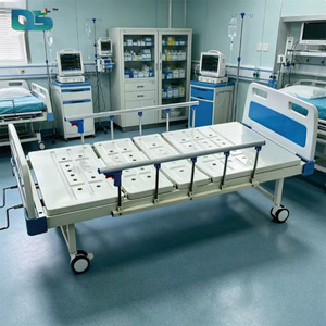 Lit d'hôpital manuel à deux fonctions pour soins de réadaptation, mobilier médical et équipement hospitalier, confortable et économique pour maisons de retraite - Product Image 2
