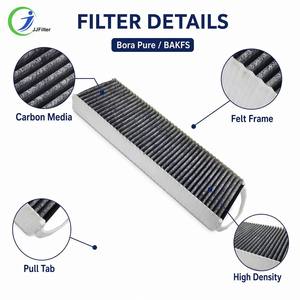 Filtro de carbón activado para campana extractora doméstica, reemplazo de carbón para grasa y olores, <span class=keywords><strong>Bora</strong></span> <span class=keywords><strong>Pure</strong></span> PUAKF Basic BAKFS Cooker Extractor Easy - Product Image 1