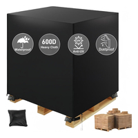 VECTUS 600D Oxford personnalisé grande palette couvre noir emballage en plastique avec protection UV réutilisable étanche tente accessoires