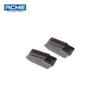 Insert Pahat Bubut CNC Karbida untuk Pembuatan Alur/Pemotongan SP200/SP300/SP400 untuk Baja Tahan Karat & Baja OEM Berlapis CVD/PVD