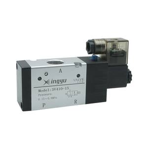 Hecho en China Válvulas XINGYU 3V410-15 Puerto de tamaño de 1/2 pulgadas <span class=keywords><strong>3</strong></span> vías NC 12 voltios SBD Conector marrón Válvulas de solenoide de aire operadas por piloto - Product Image 3