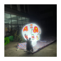 Ballon gonflable démoniaque pour Halloween, décoration de fête. La couleur peut être modifiée selon les exigences du client.