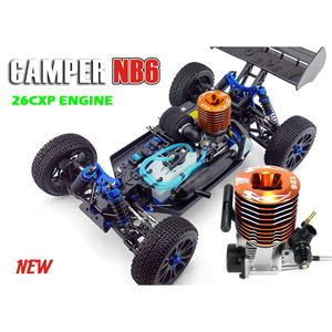 Cheap HSP 94970 CAMPER 1:8 2.4G Gas Powered RC Car 4WD Off-road Buggy with 26CXP Nitro Engine RTR Parts