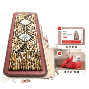 100*40cm antideslizante adoquines guijarros plegable acupresión baño masaje de pies Mat para reflexología para uso doméstico - Product Image 3